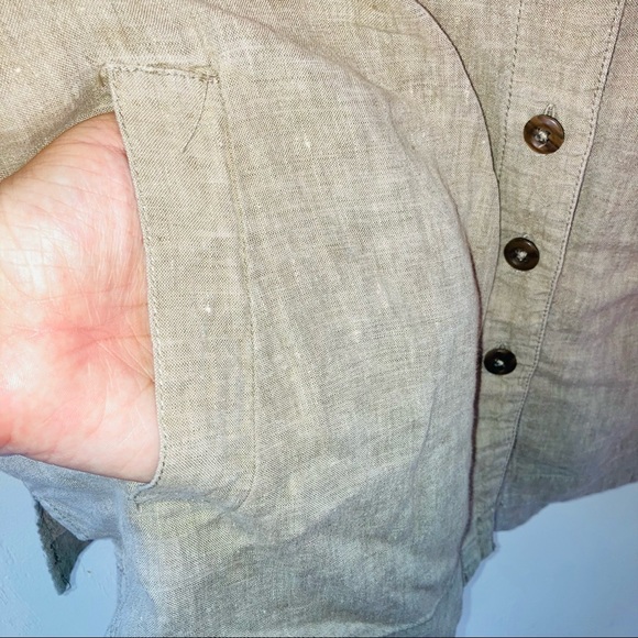 Coldwater Creek linen tunic - Picture 4 of 10